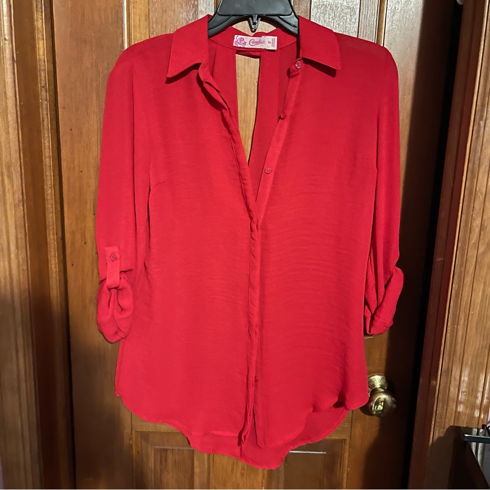 Candies red blouse